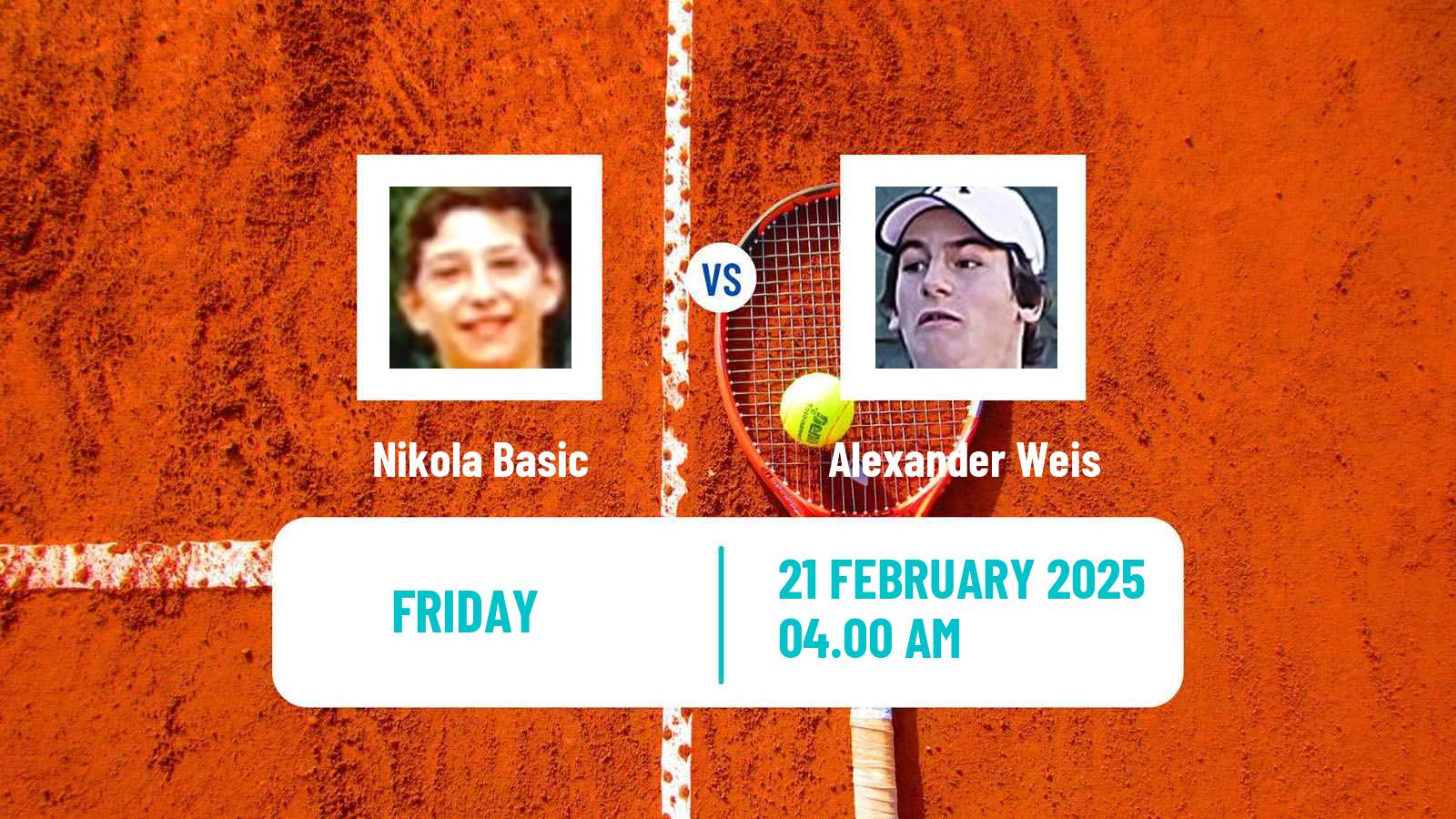 Tennis ITF M15 Antalya 5 Men Nikola Basic - Alexander Weis