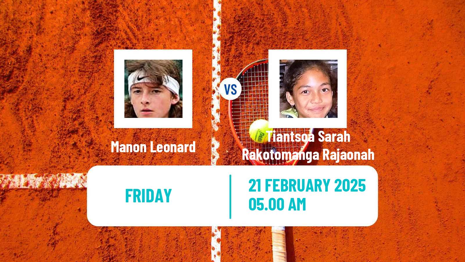 Tennis ITF W35 Manchester Women Manon Leonard - Tiantsoa Sarah Rakotomanga Rajaonah