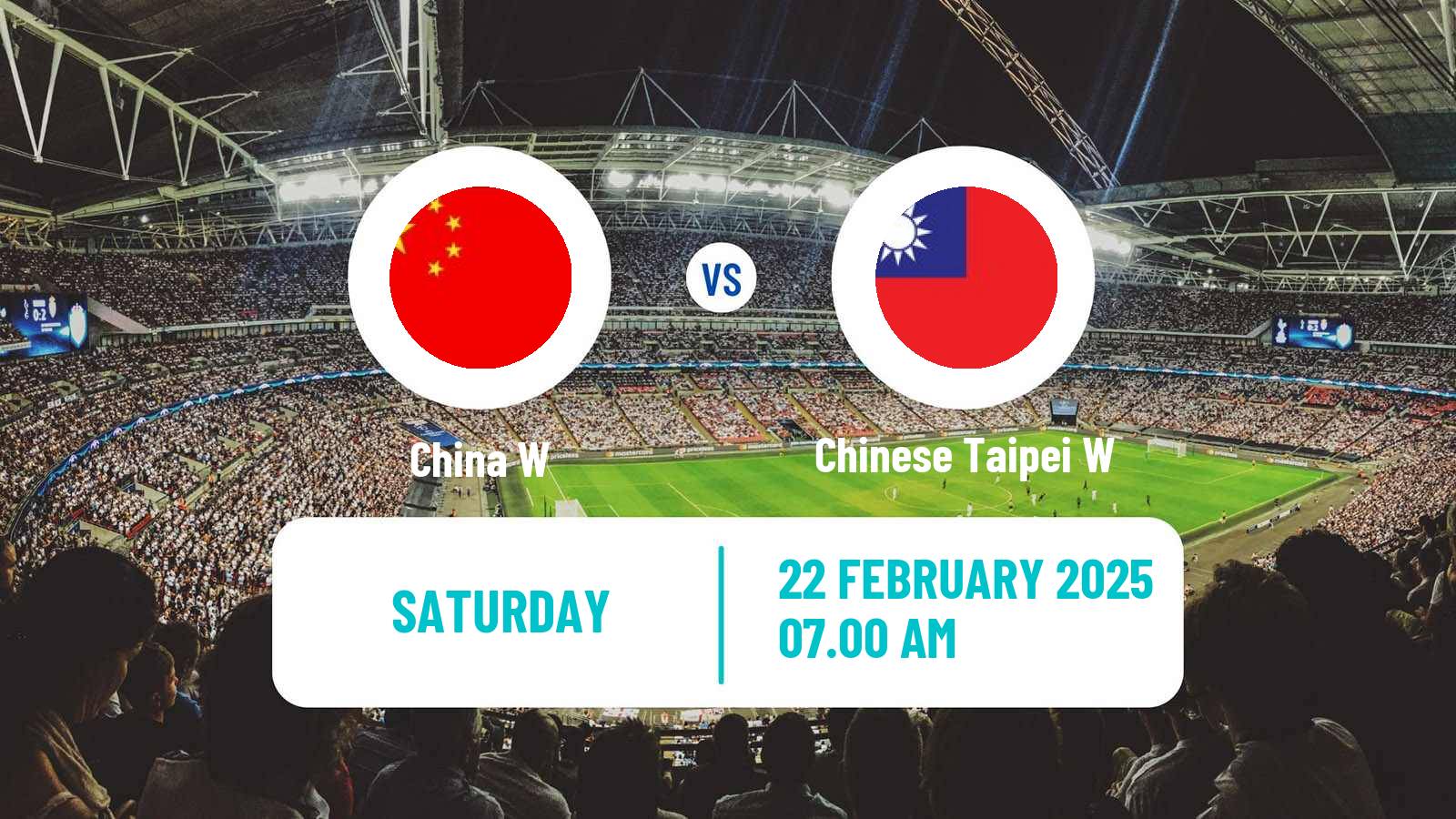 Soccer Friendly International Women China W - Chinese Taipei W