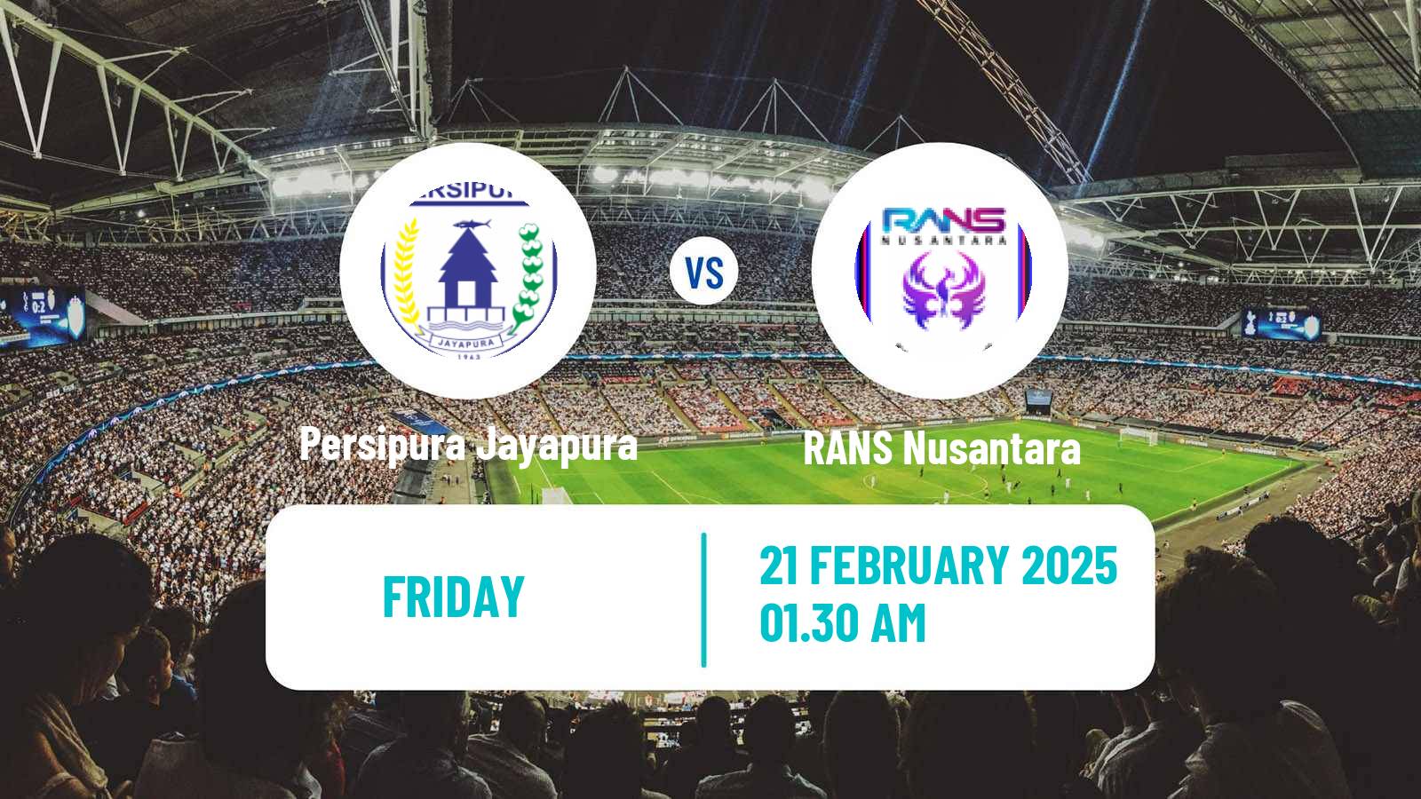 Soccer Indonesian Liga 2 Persipura Jayapura - RANS Nusantara