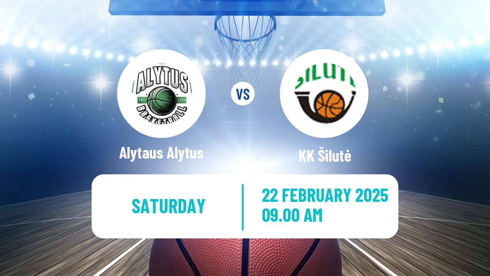 Basketball Lietuvos NKL Alytaus Alytus - Šilutė