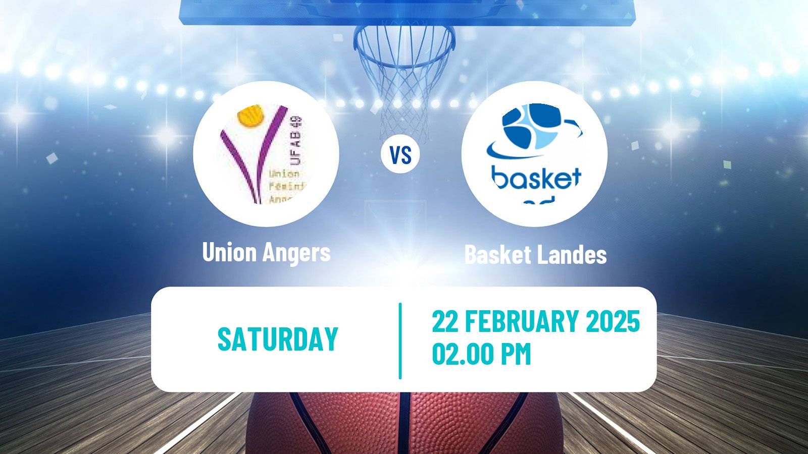 Basketball French LFB Union Angers - Basket Landes