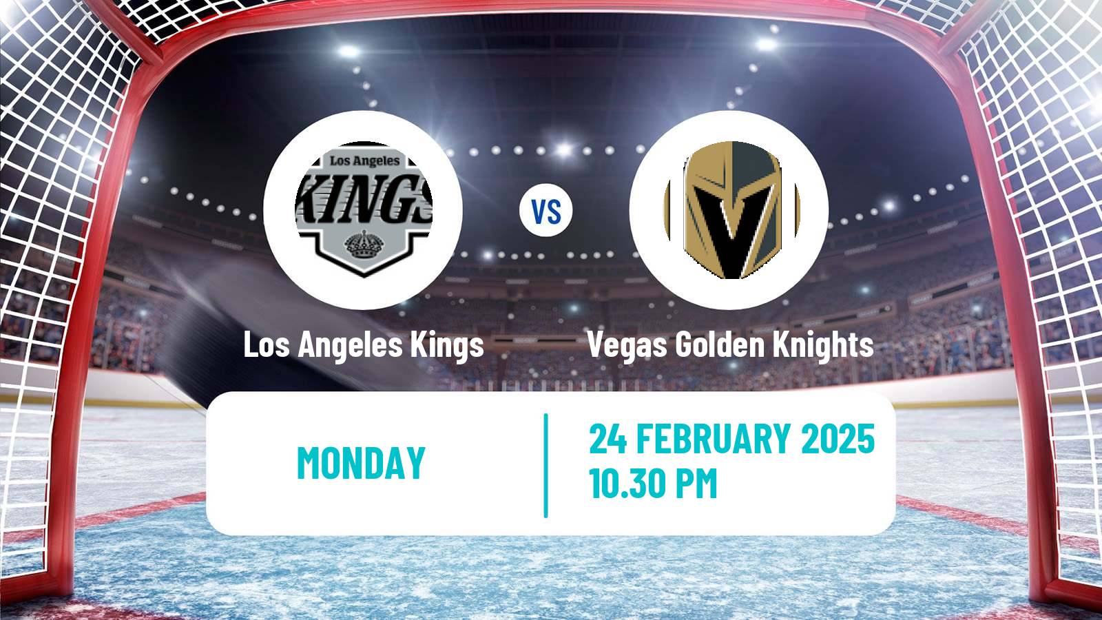 Hockey NHL Los Angeles Kings - Vegas Golden Knights