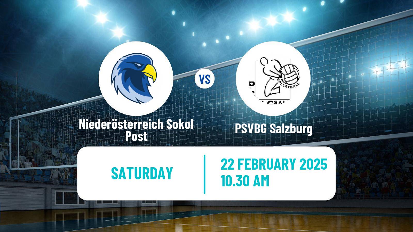 Volleyball Austrian Volley League Women Niederösterreich Sokol Post - PSVBG Salzburg