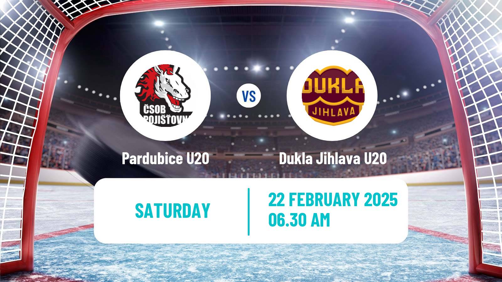 Hockey Czech ELJ Pardubice U20 - Dukla Jihlava U20