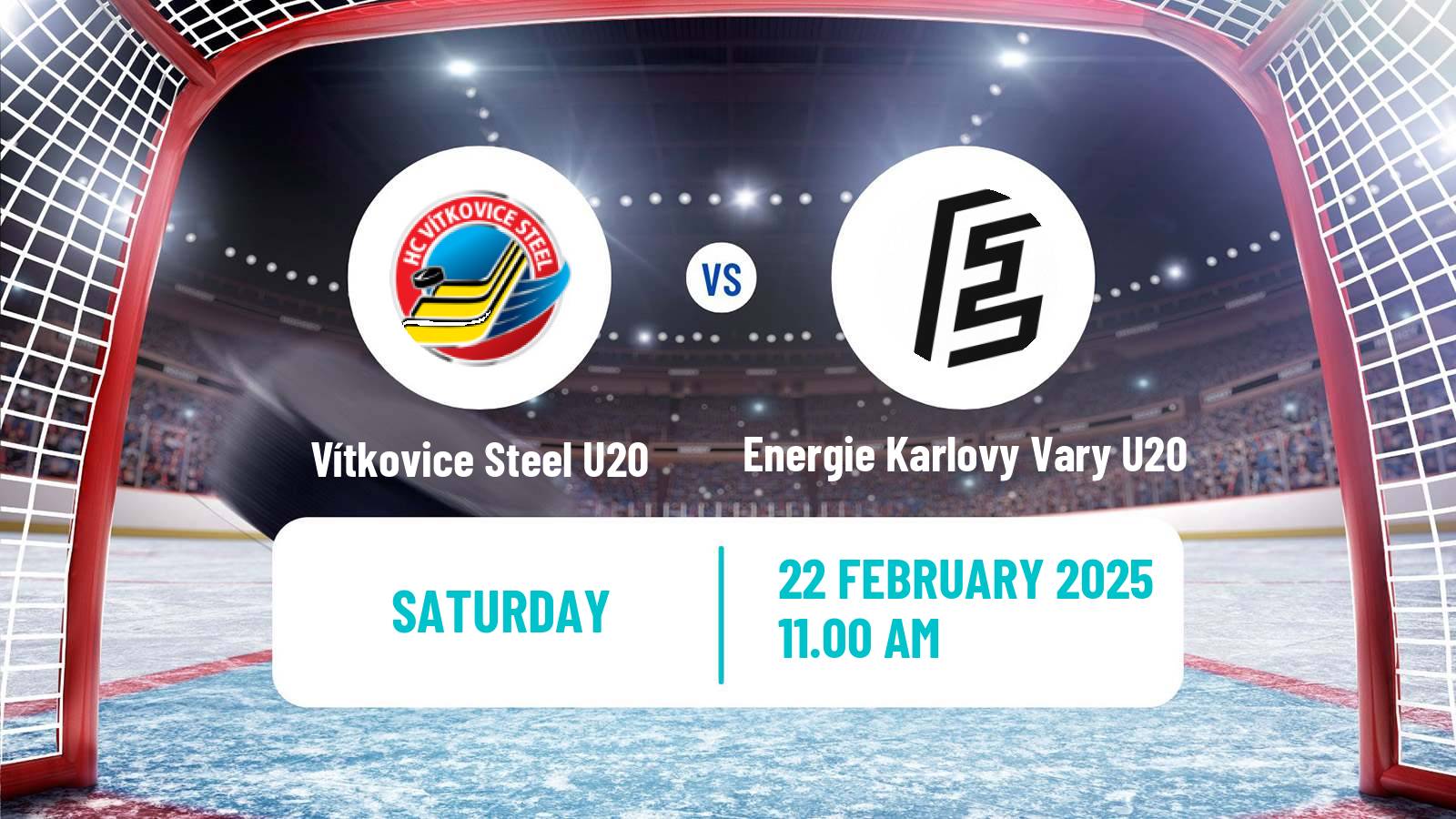 Hockey Czech ELJ Vítkovice Steel U20 - Energie Karlovy Vary U20