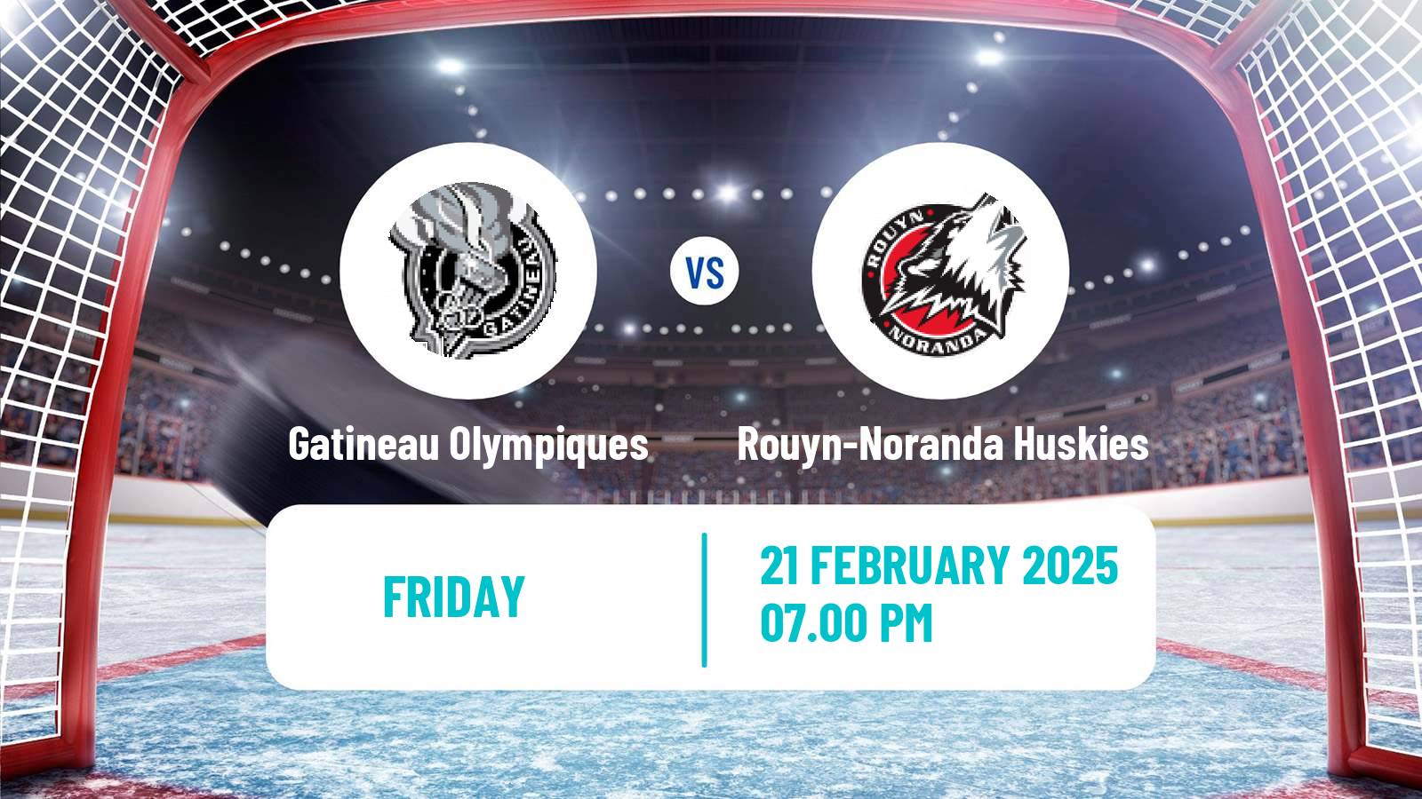 Hockey QMJHL Gatineau Olympiques - Rouyn-Noranda Huskies