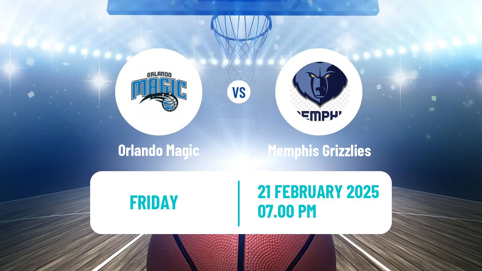 Basketball NBA Orlando Magic - Memphis Grizzlies