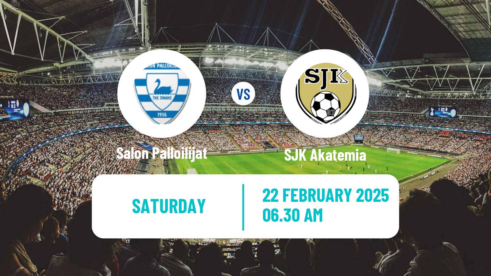 Soccer Finnish Ykkoscup Salon Palloilijat - SJK Akatemia