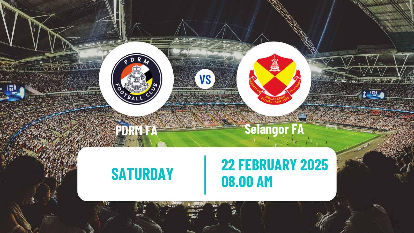 Soccer Malaysian MFL Challenge Cup PDRM FA - Selangor FA