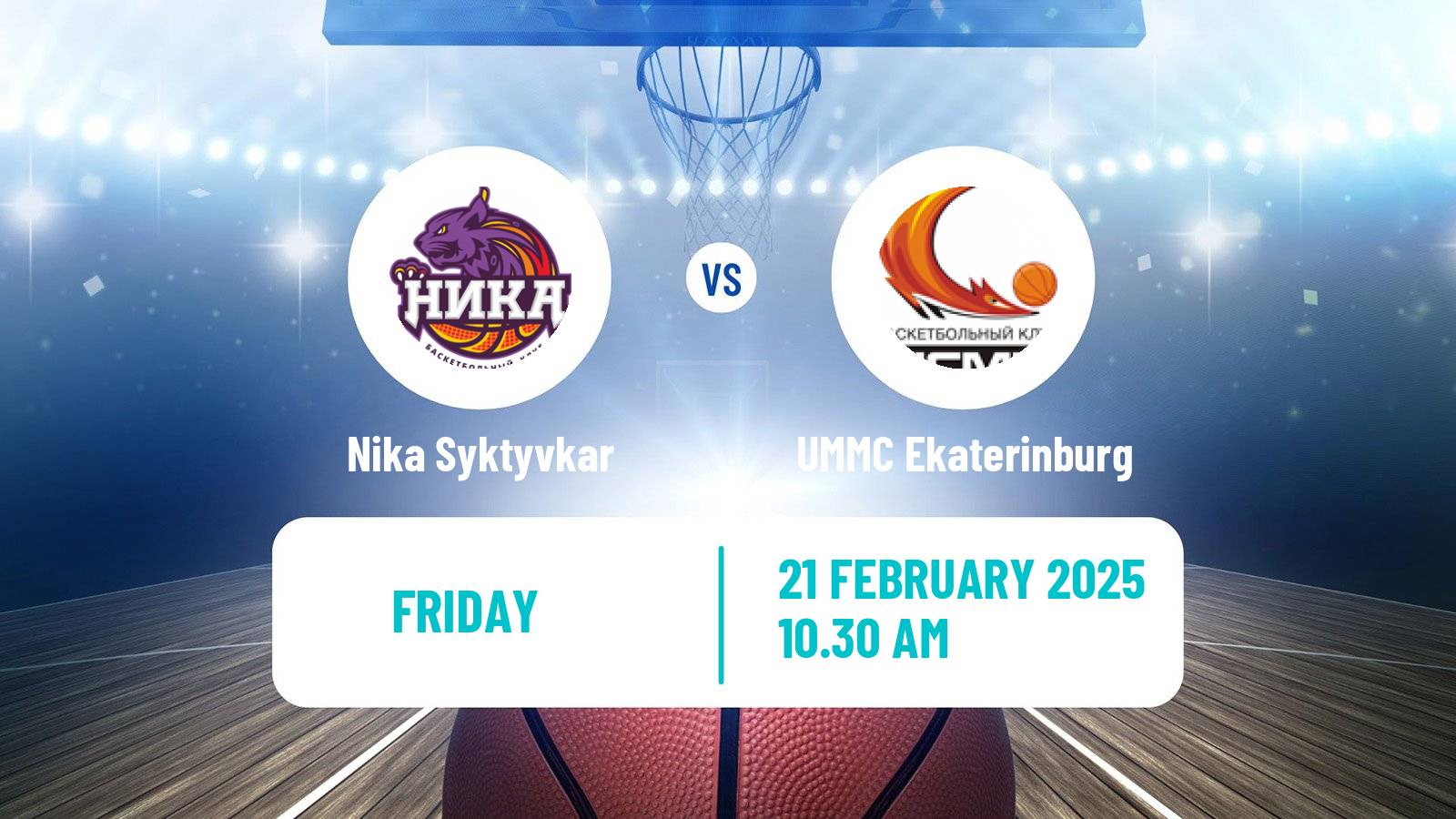 Basketball Russian Premier League Basketball Women Nika Syktyvkar - UMMC Ekaterinburg