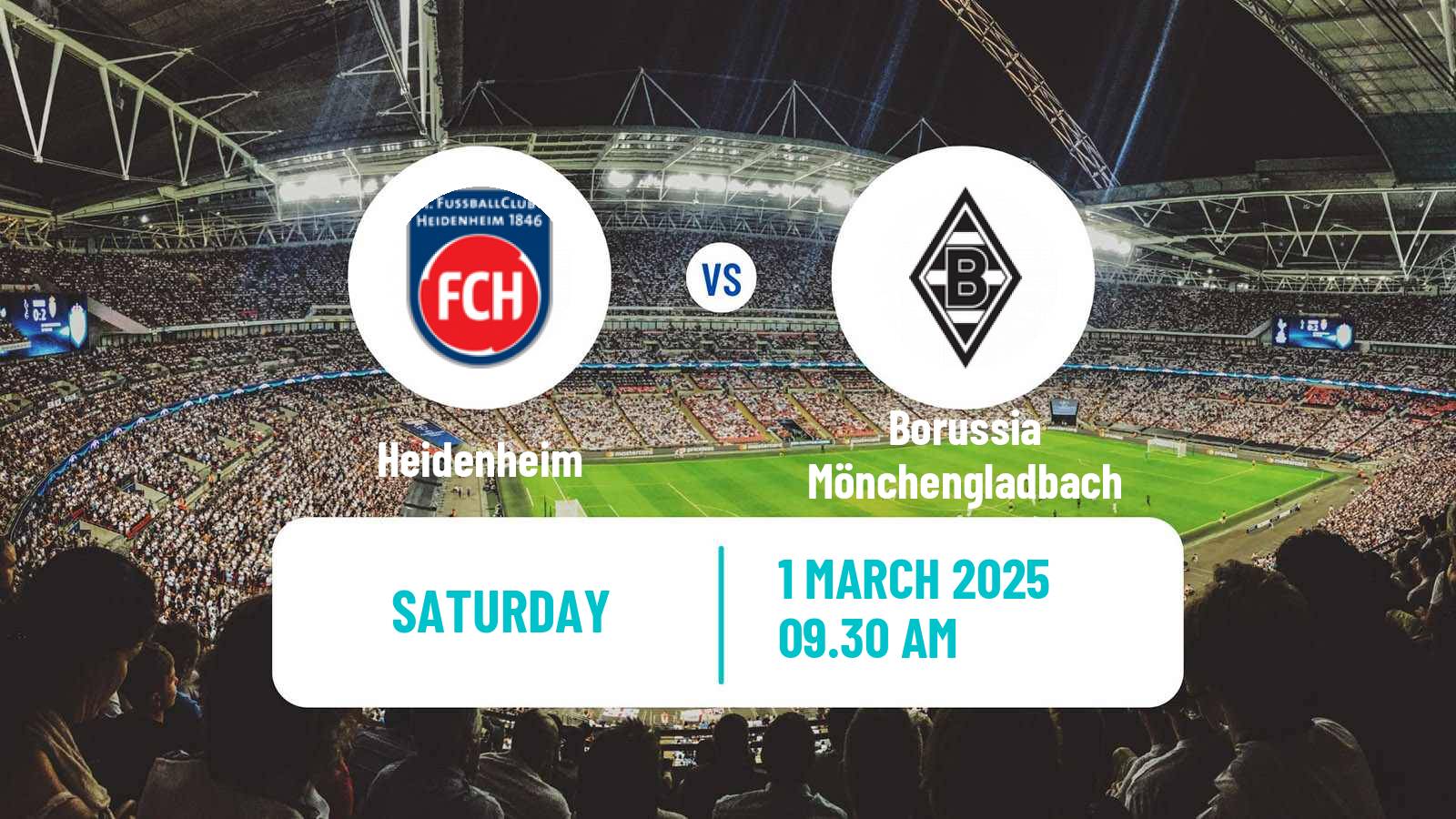 Soccer German Bundesliga Heidenheim - Borussia Mönchengladbach