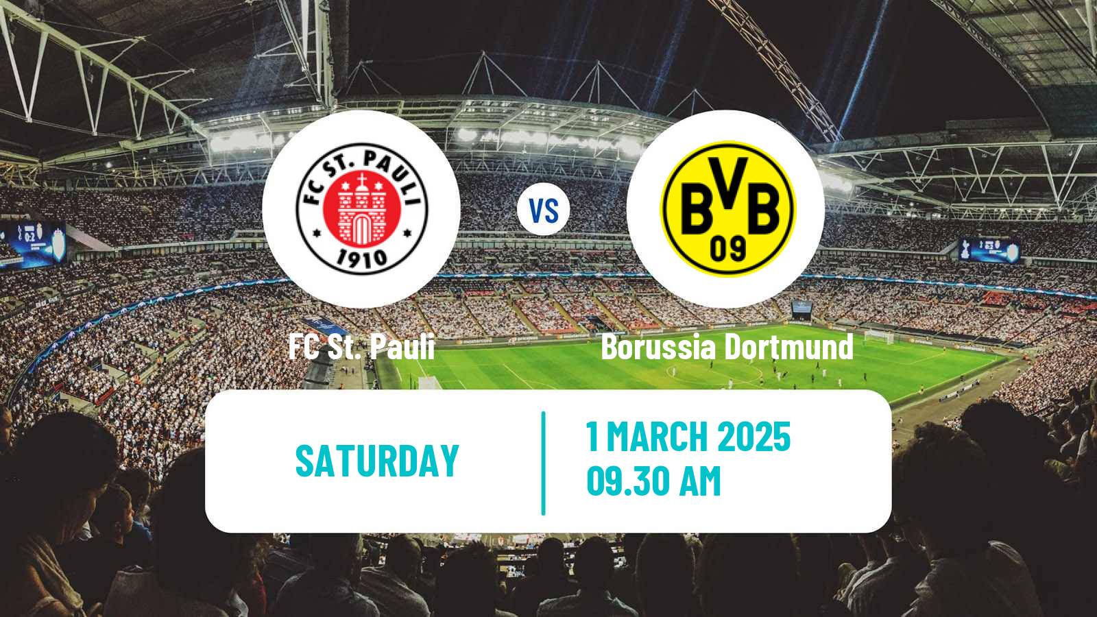 Soccer German Bundesliga St. Pauli - Borussia Dortmund