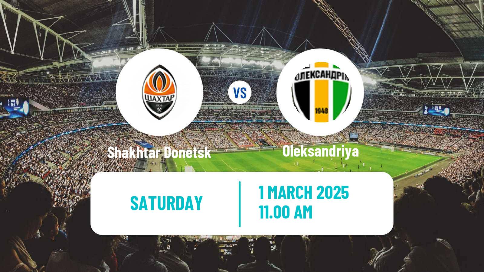 Soccer Ukrainian Premier League Shakhtar Donetsk - Oleksandriya