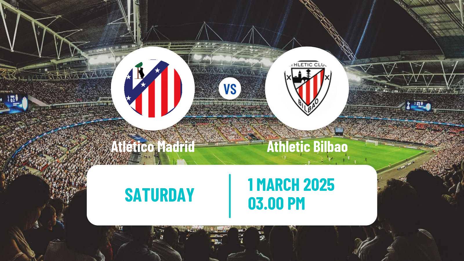 Soccer Spanish LaLiga Atlético Madrid - Athletic Bilbao