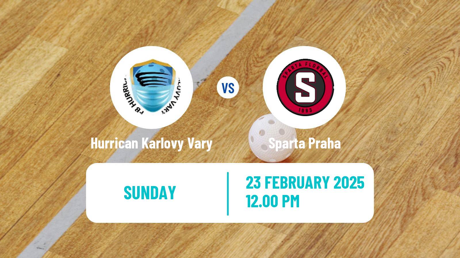 Floorball Czech Superliga Floorball Hurrican Karlovy Vary - Sparta Praha