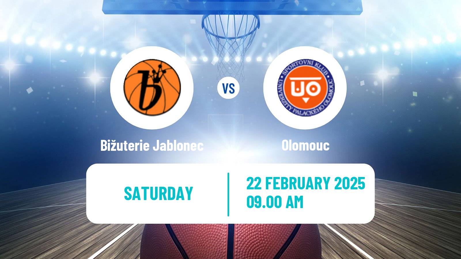 Basketball Czech 1 Liga Basketball Women Bižuterie Jablonec - Olomouc