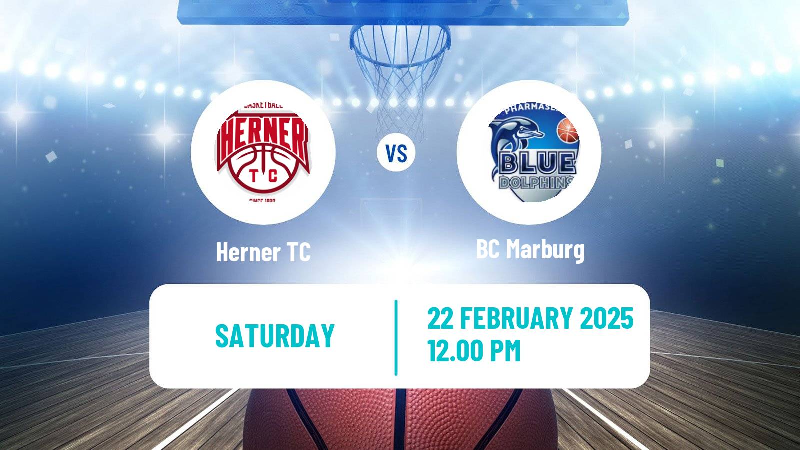 Basketball German DBBL Herner - Marburg