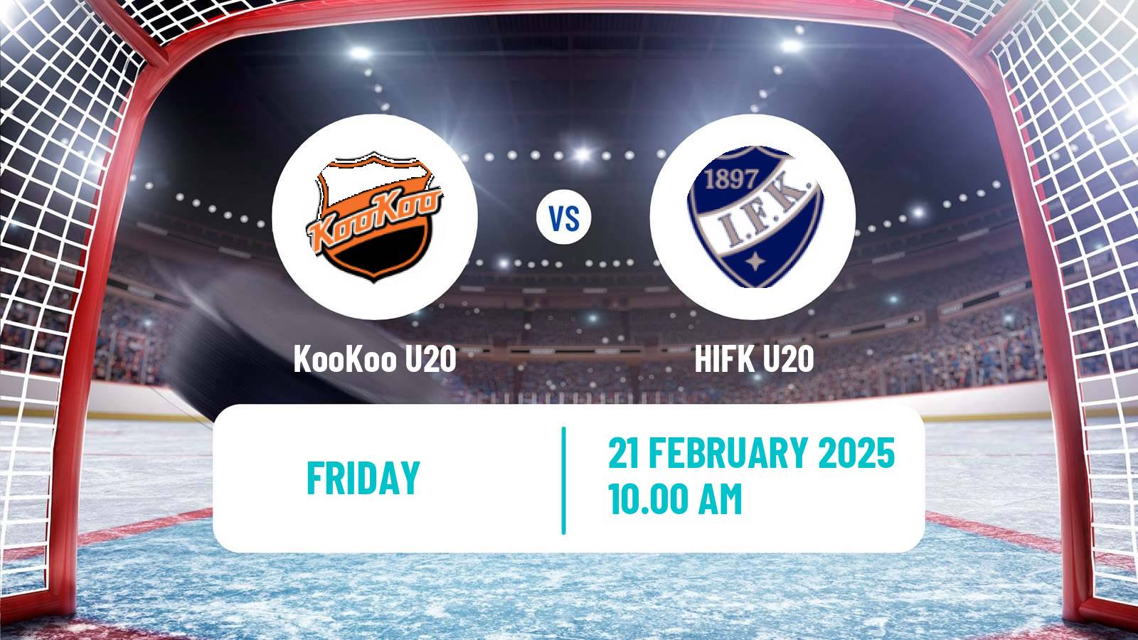 Hockey Finnish SM-sarja U20 KooKoo U20 - HIFK U20