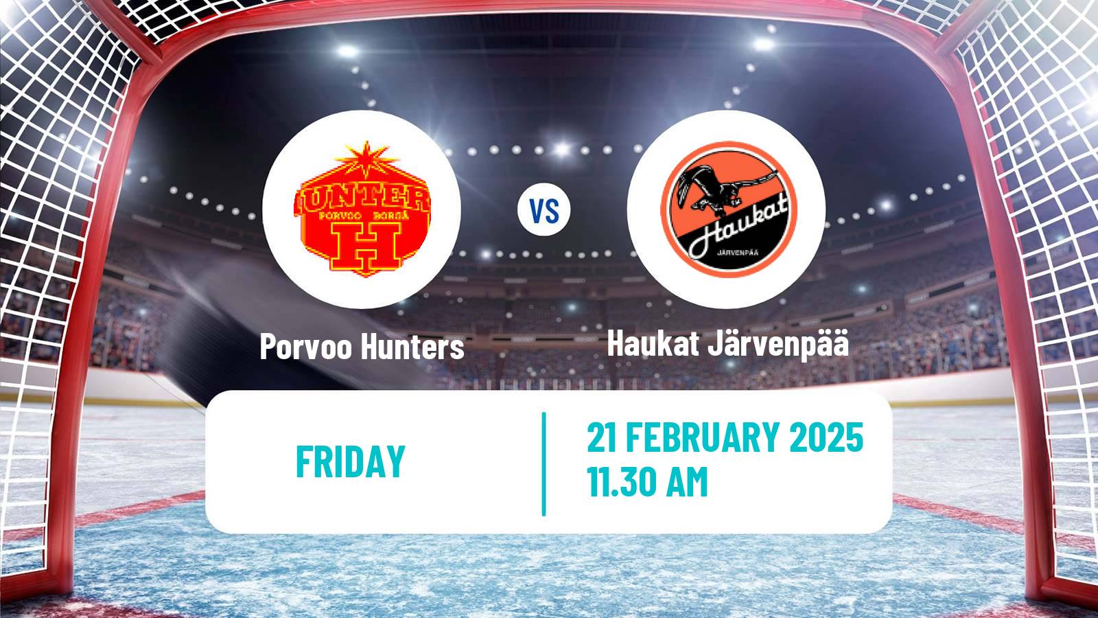 Hockey Finnish Suomi-sarja Porvoo Hunters - Haukat Järvenpää