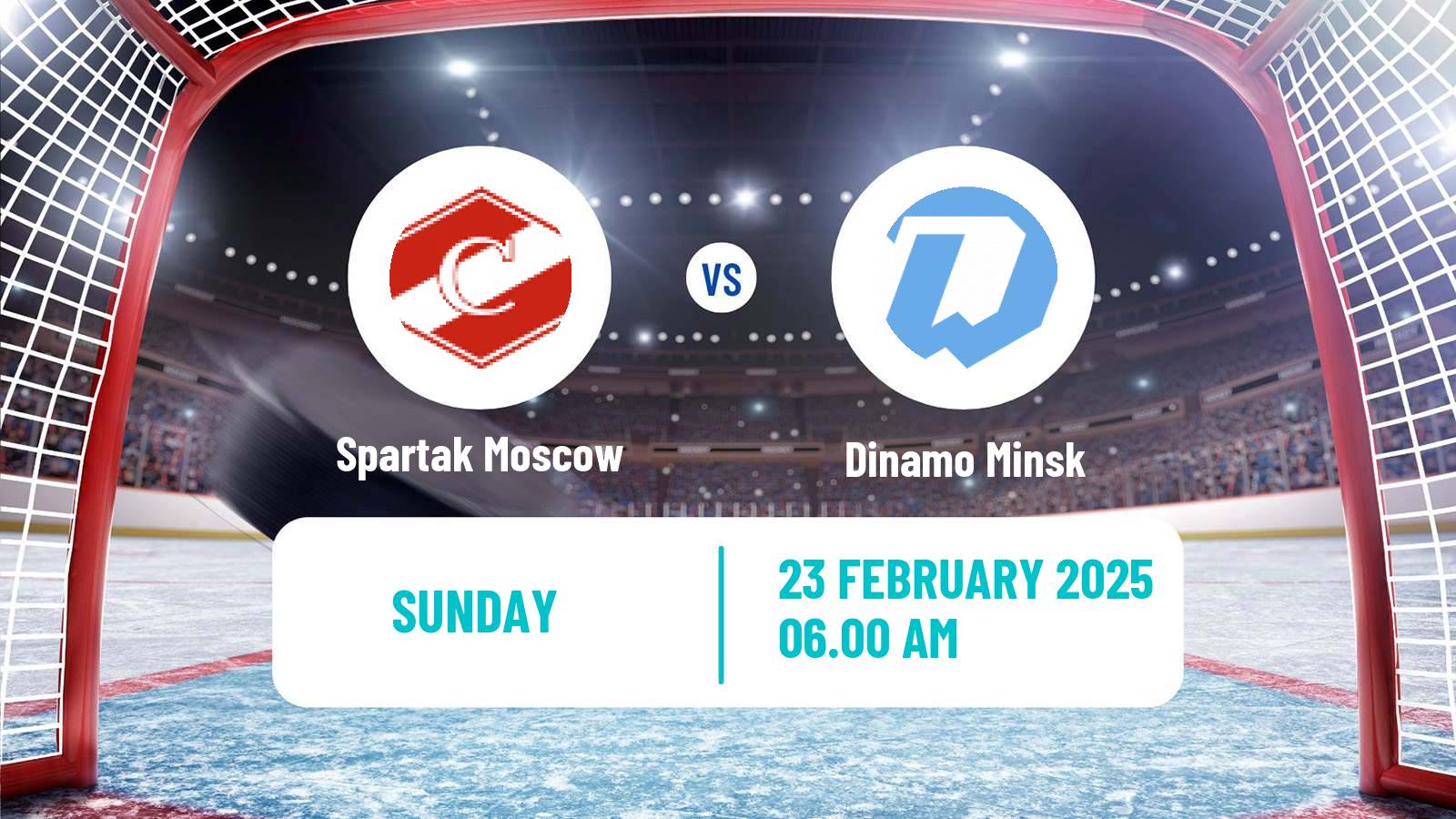 Hockey KHL Spartak Moscow - Dinamo Minsk