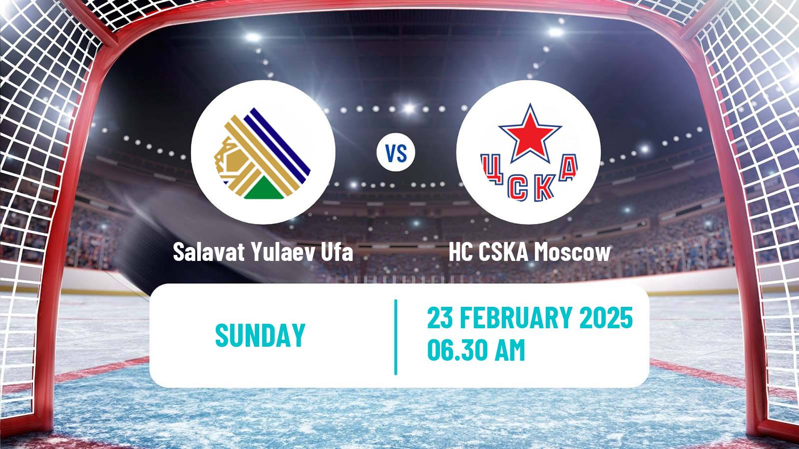 Hockey KHL Salavat Yulaev Ufa - HC CSKA Moscow