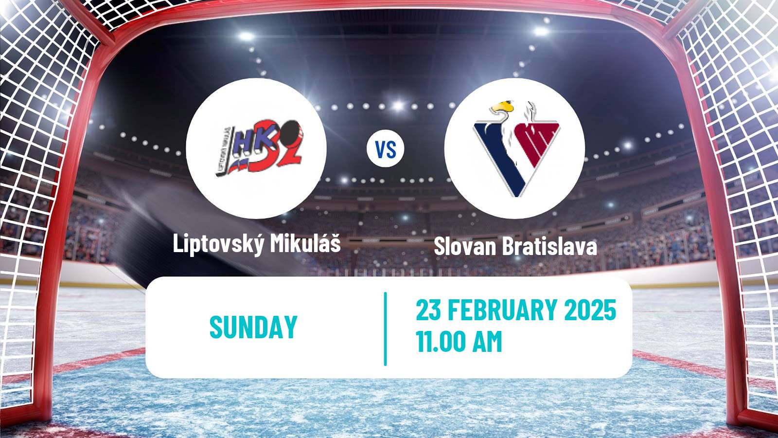 Hockey Slovak Extraliga Liptovský Mikuláš - Slovan Bratislava