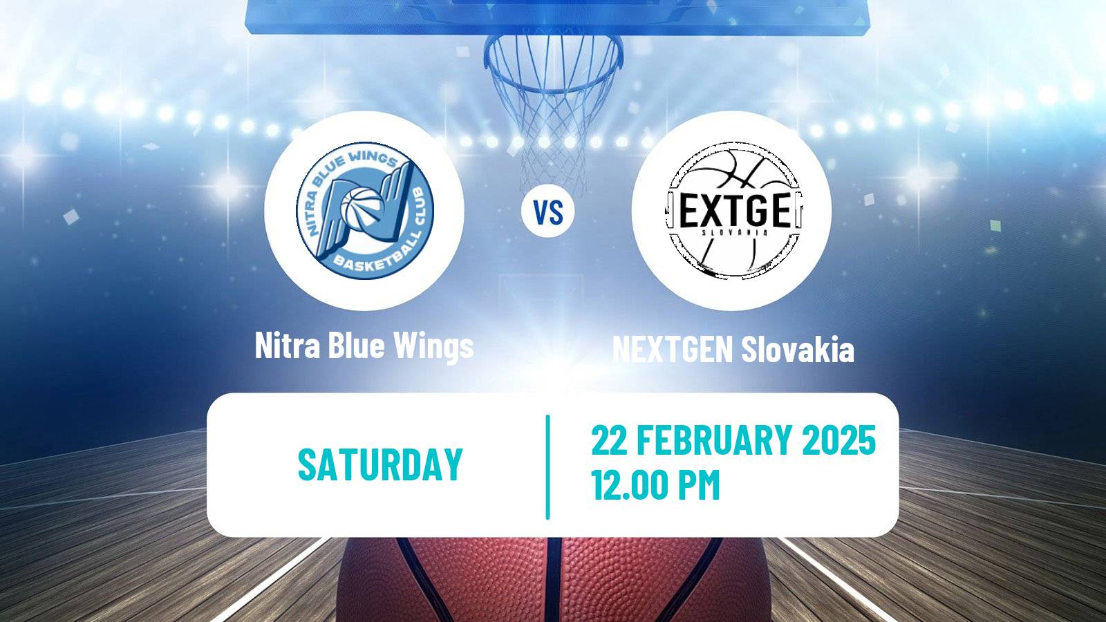 Basketball Slovak Extraliga Basketball Nitra Blue Wings - NEXTGEN Slovakia