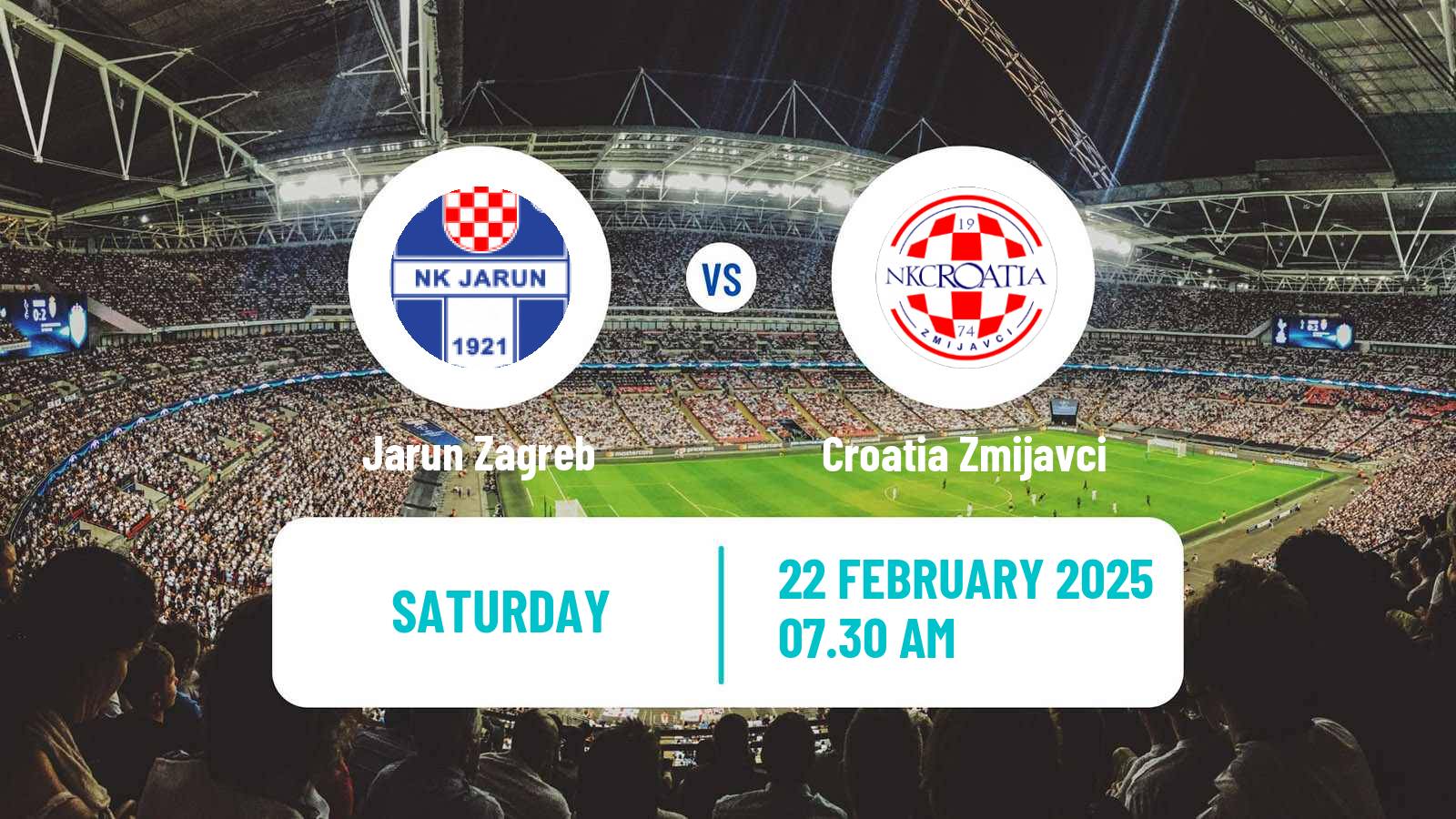 Soccer Croatian Prva NL Jarun Zagreb - Croatia Zmijavci