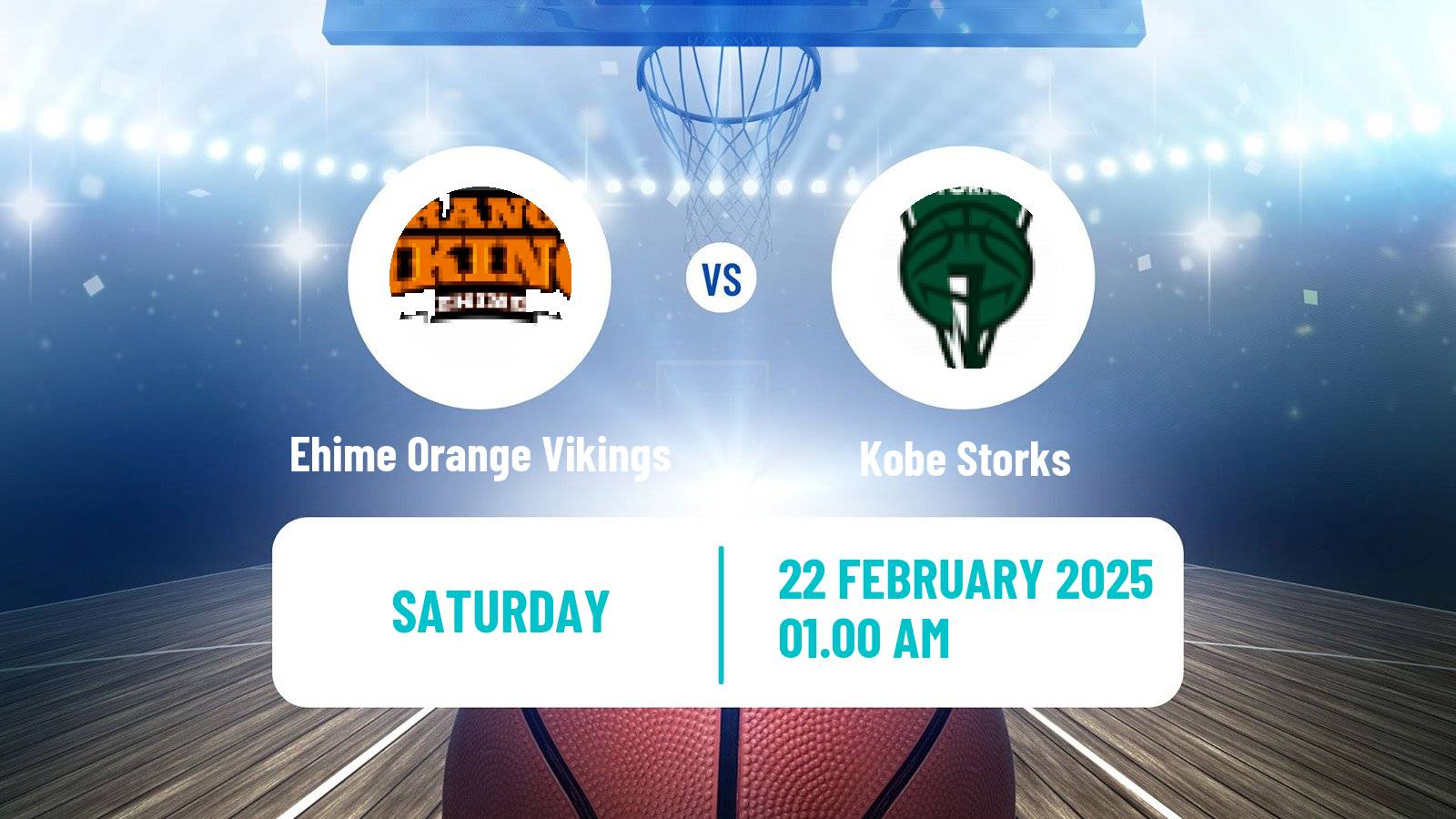 Basketball Japan B2 League Basketball Ehime Orange Vikings - Kobe Storks