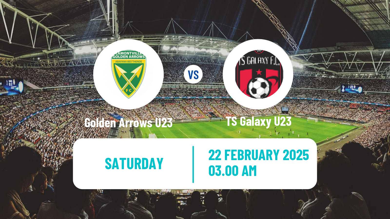 Soccer South African Diski Challenge Golden Arrows U23 - TS Galaxy U23