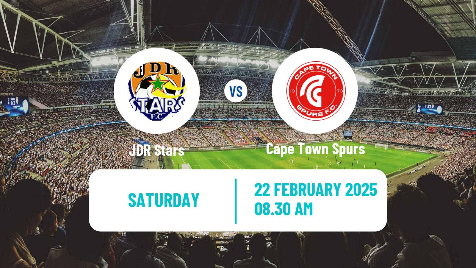 Soccer South African First Division JDR Stars - Cape Town Spurs