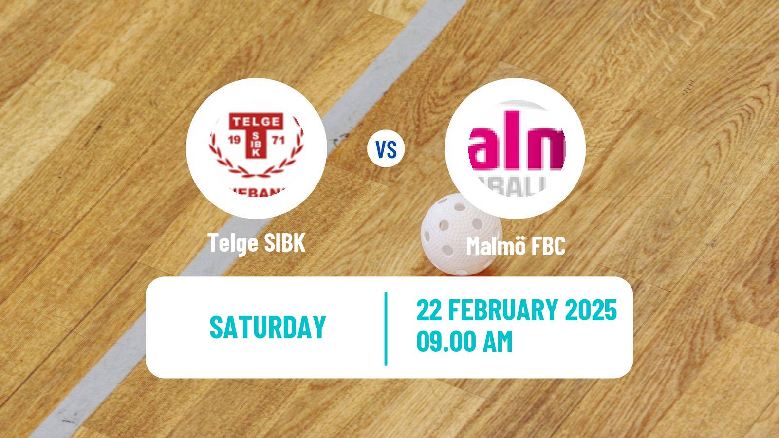 Floorball Swedish Superligan Floorball Women Telge - Malmö FBC