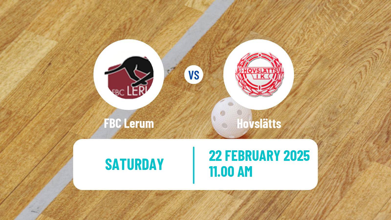 Floorball Swedish Allsvenskan Floorball Lerum - Hovslätts