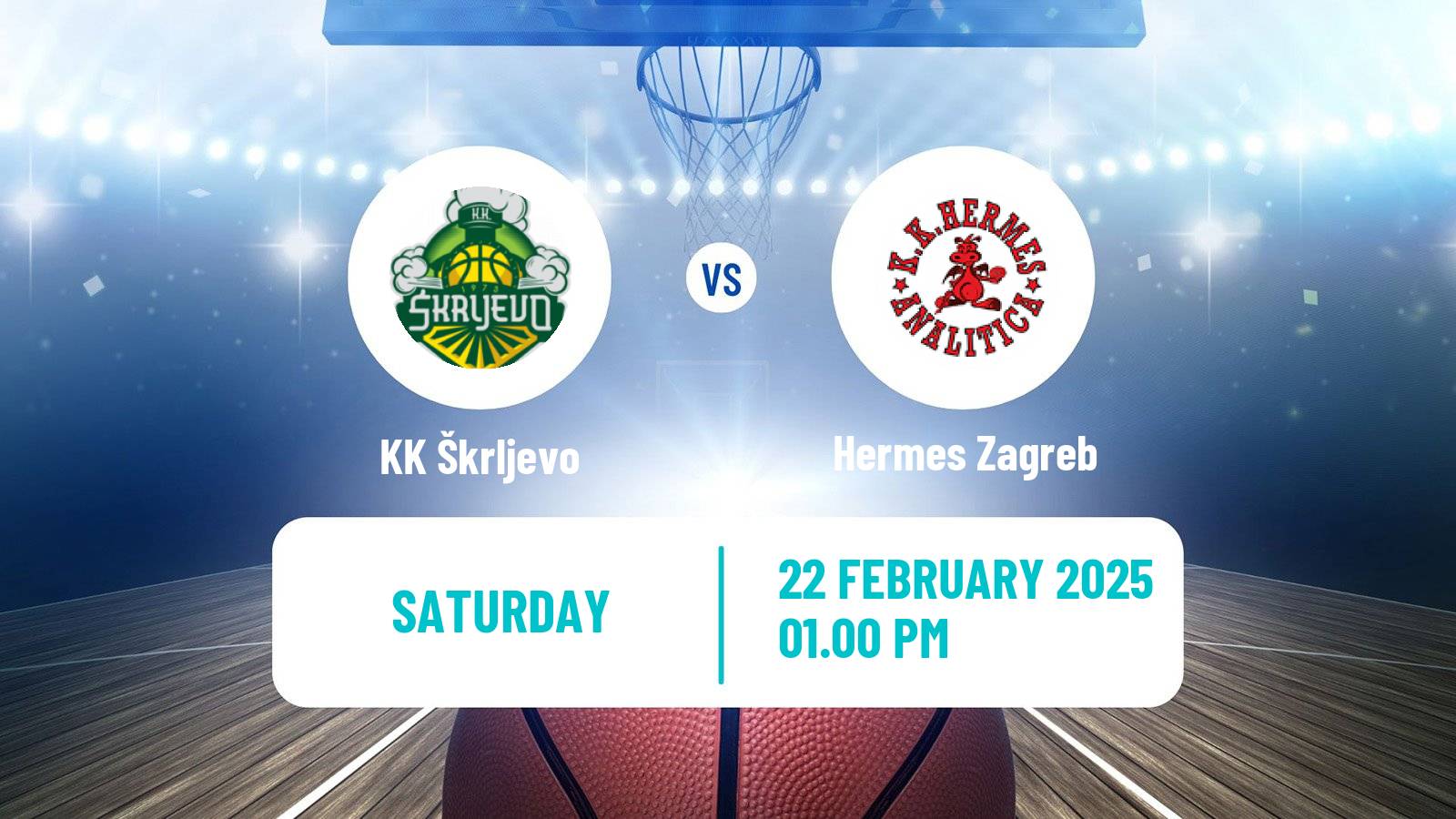 Basketball Croatian Prva Liga Basketball Škrljevo - Hermes Zagreb