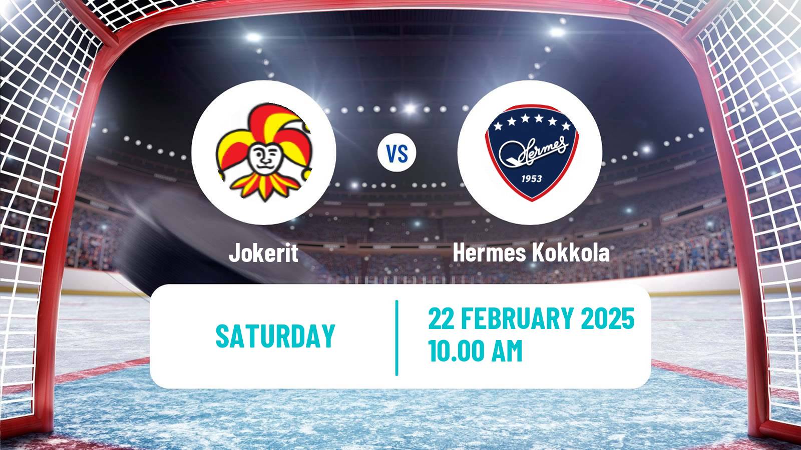 Hockey Finnish Mestis Jokerit - Hermes Kokkola