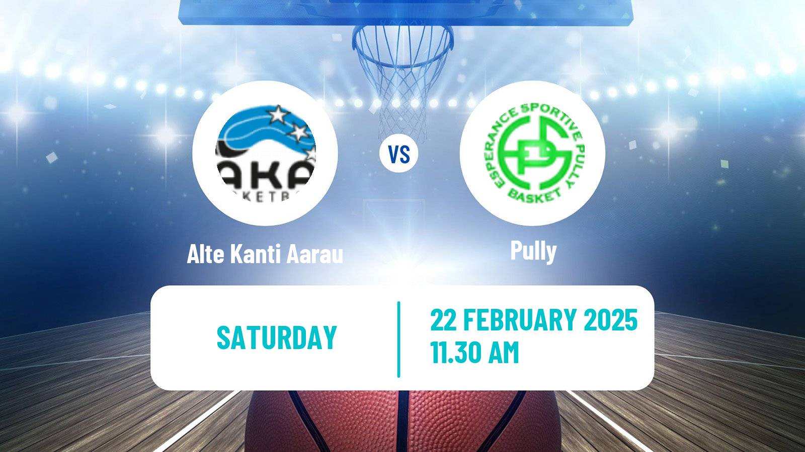 Basketball Swiss SB League Basketball Women Alte Kanti Aarau - Pully