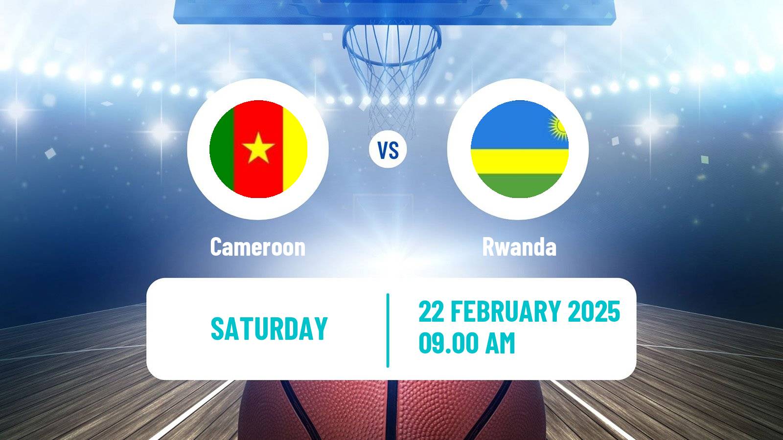 Basketball African Championship Basketball Cameroon - Rwanda