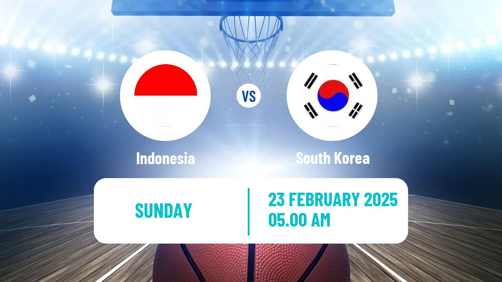 Basketball Asia Cup Basketball Indonesia - South Korea