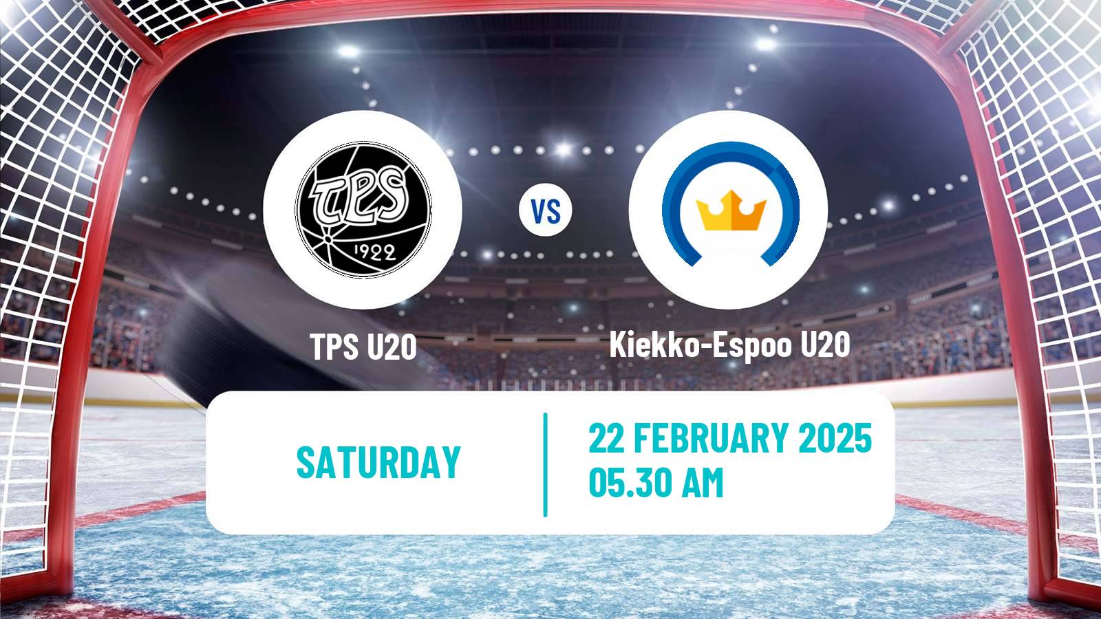 Hockey Finnish SM-sarja U20 TPS U20 - Kiekko-Espoo U20