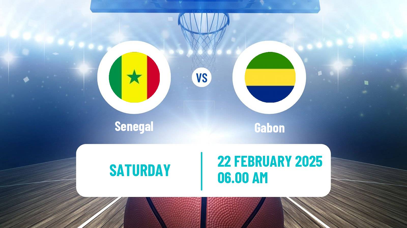 Basketball African Championship Basketball Senegal - Gabon