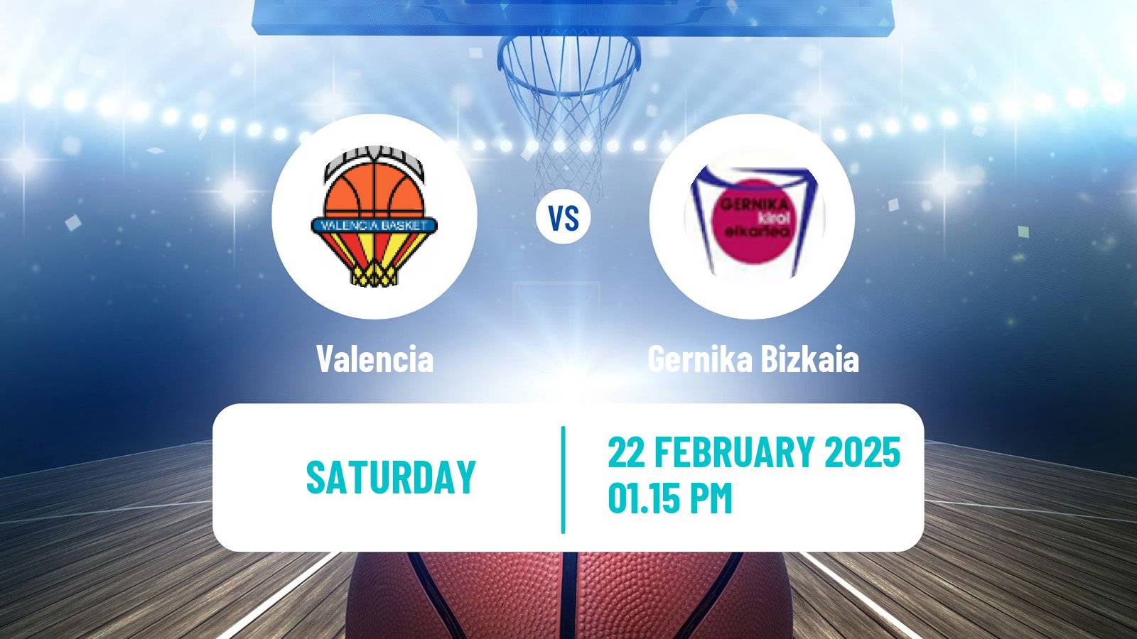 Basketball Spanish Liga Femenina Basketball Valencia - Gernika Bizkaia