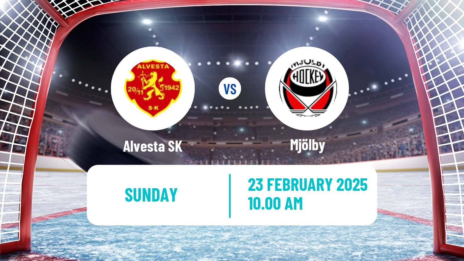 Hockey Swedish HockeyEttan Sodra Var Alvesta - Mjölby