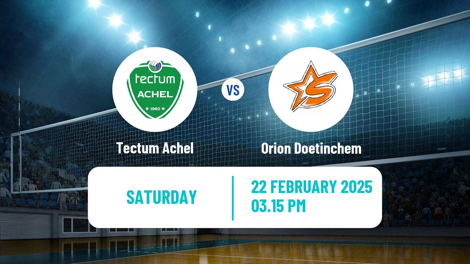 Volleyball BeNe Conference Volelyball Achel - Orion Doetinchem