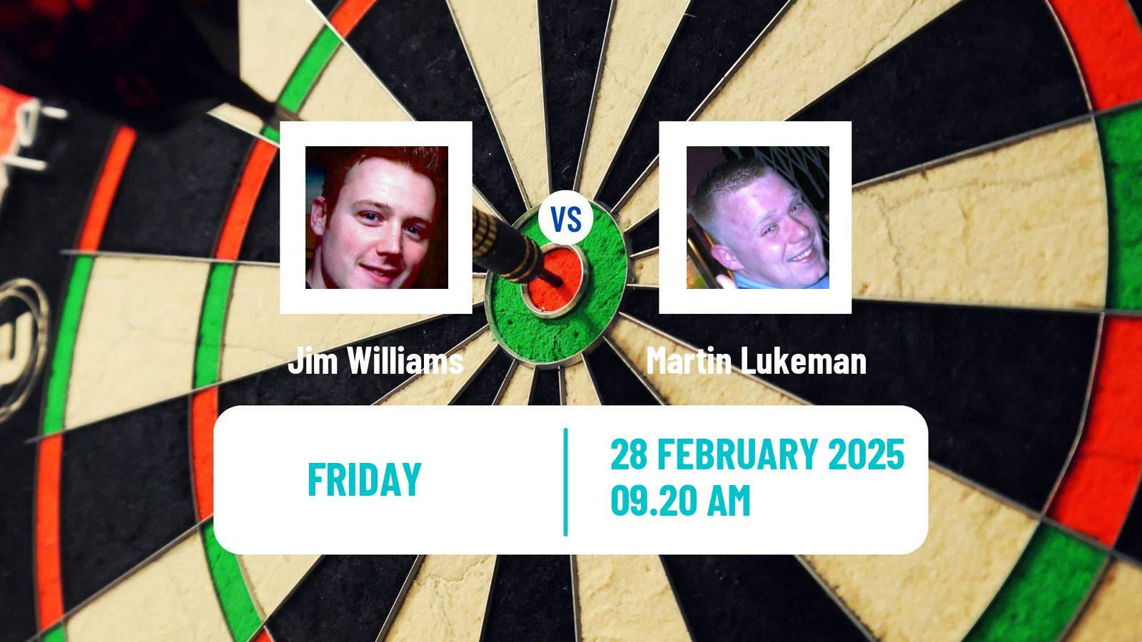 Darts Uk Open Jim Williams - Martin Lukeman