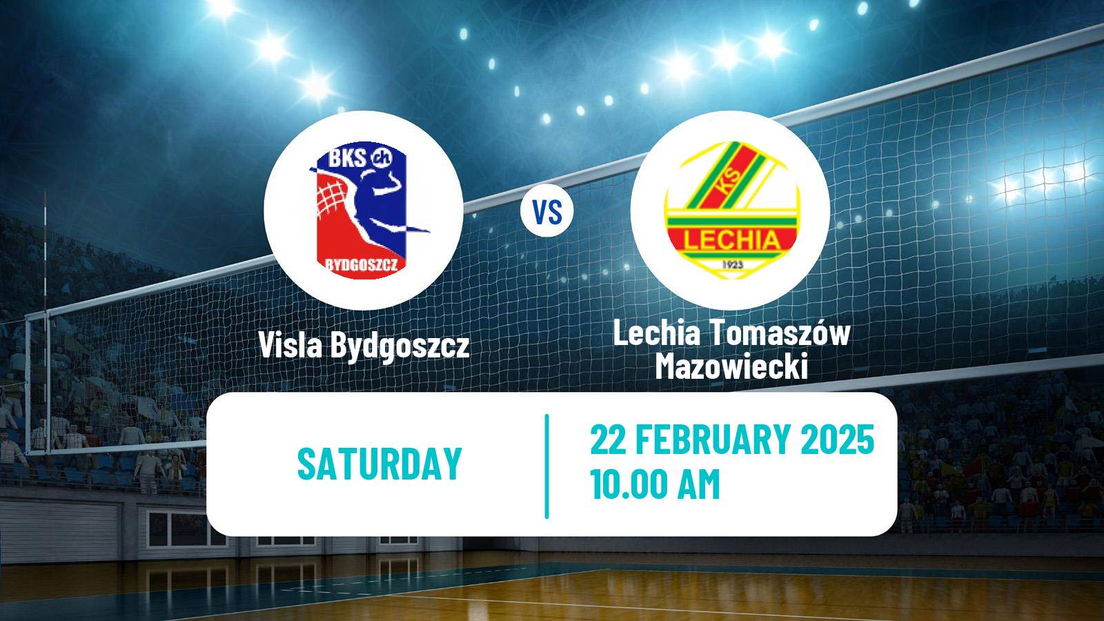 Volleyball Polish I Liga Volleyball Visla Bydgoszcz - Lechia Tomaszów Mazowiecki