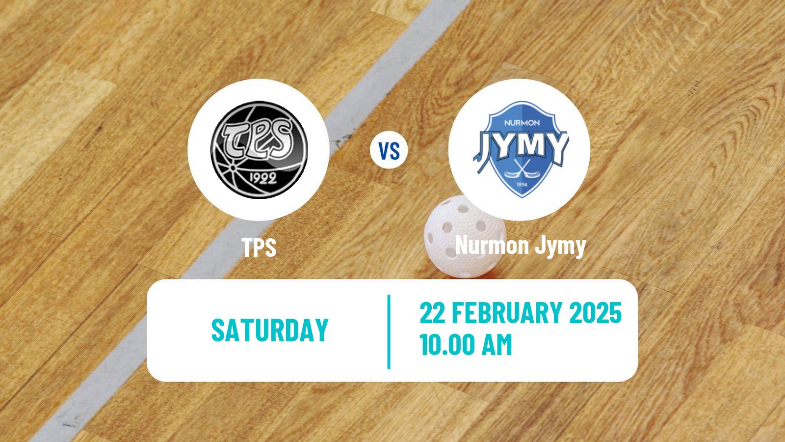 Floorball Finnish F-Liiga TPS - Nurmon Jymy