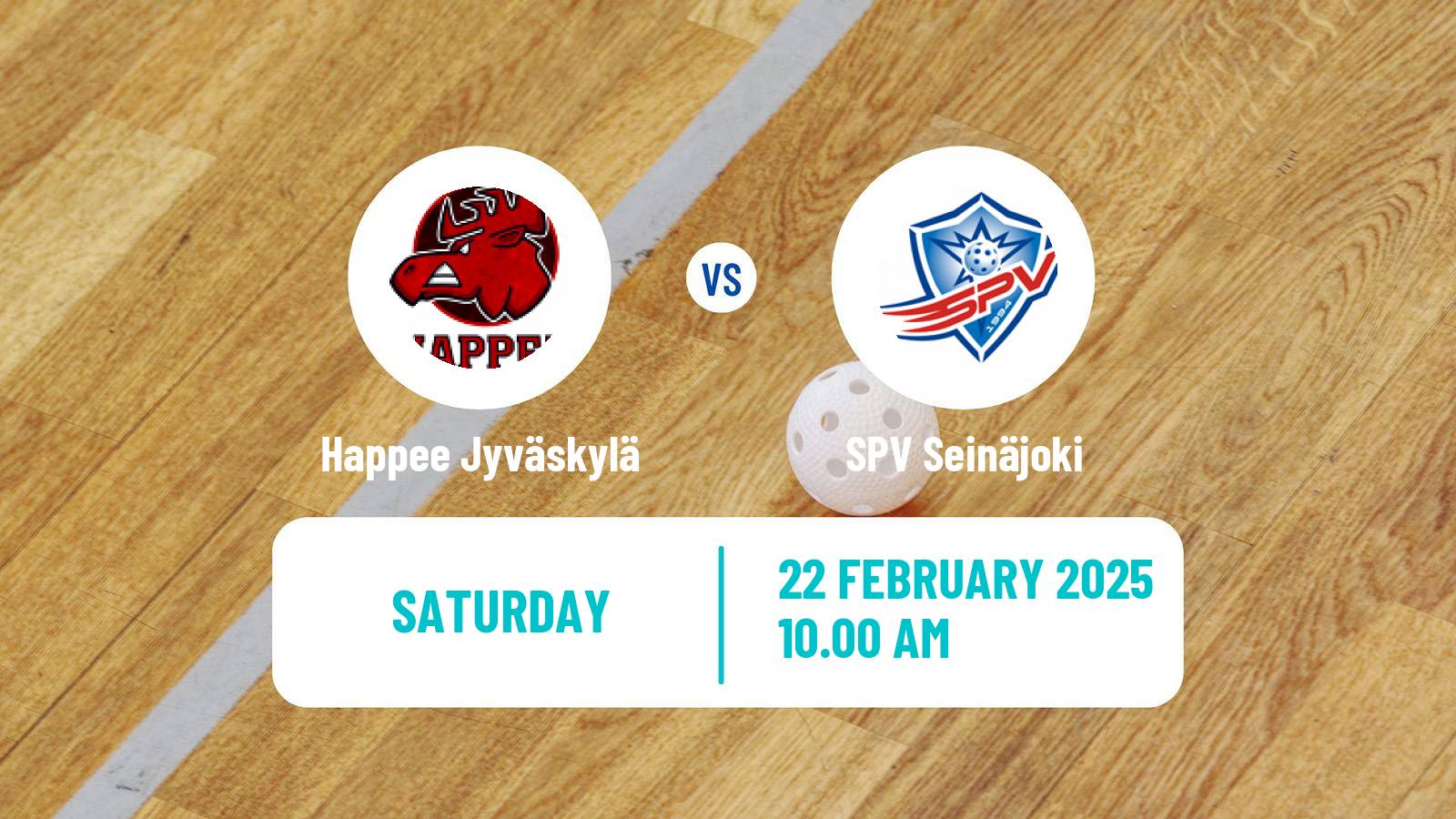 Floorball Finnish F-Liiga Happee Jyväskylä - SPV Seinäjoki