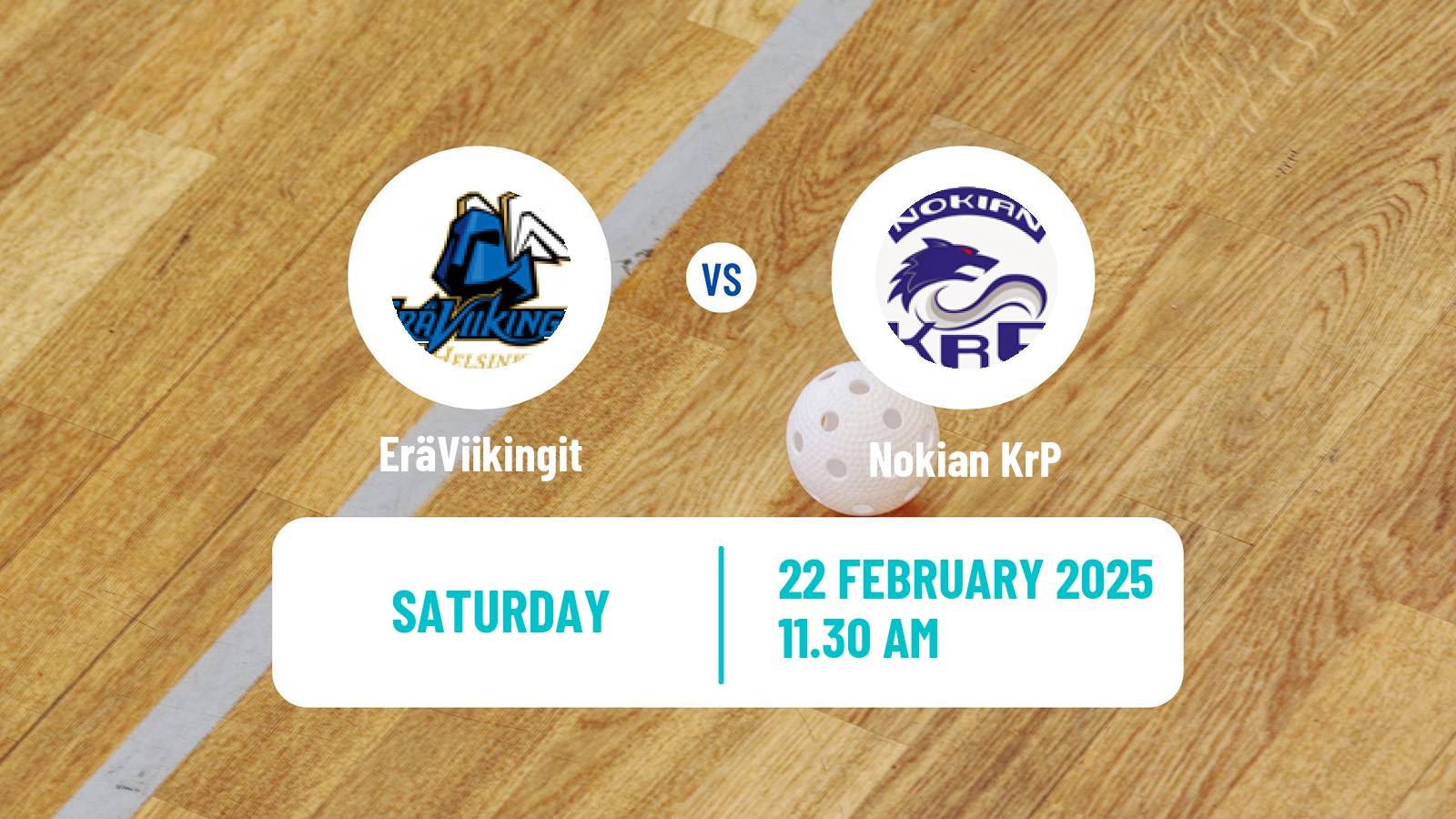 Floorball Finnish F-Liiga EräViikingit - Nokian KrP