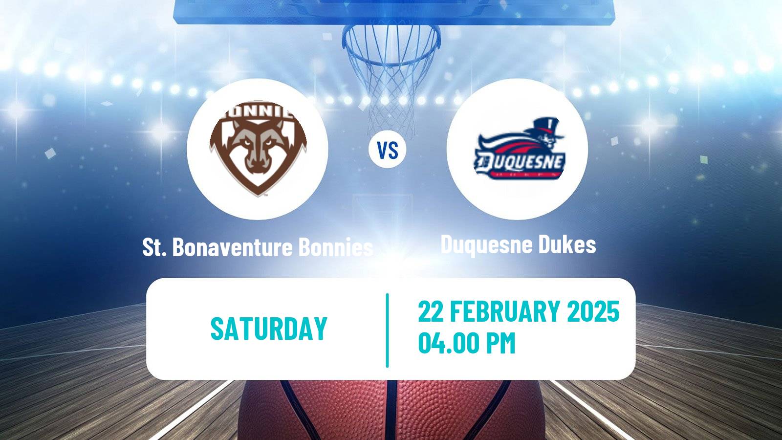 Basketball NCAA College Basketball St. Bonaventure Bonnies - Duquesne Dukes